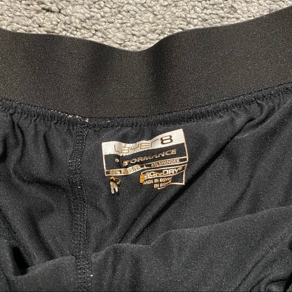 2/$20🔵 Layer 8 grey and black shorts with built in spandex - Picture 2 of 5